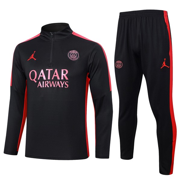 Sudadera De Training PSG 2024-2025 Negro Rosa